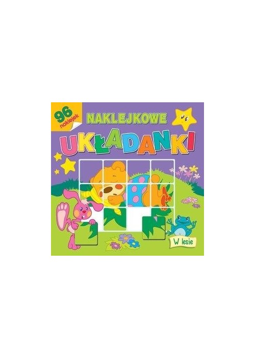 Naklejkowe układanki. W lesie