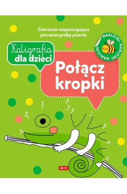Kaligrafia dla dzieci. Połącz kropki