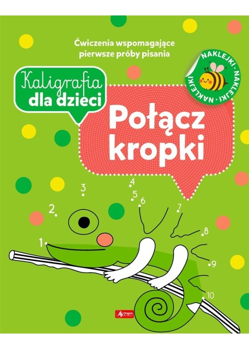 Kaligrafia dla dzieci. Połącz kropki
