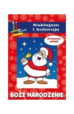 Boże Narodzenie. Naklejam i koloruję