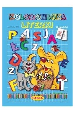 Kolorowanka literki PASJA