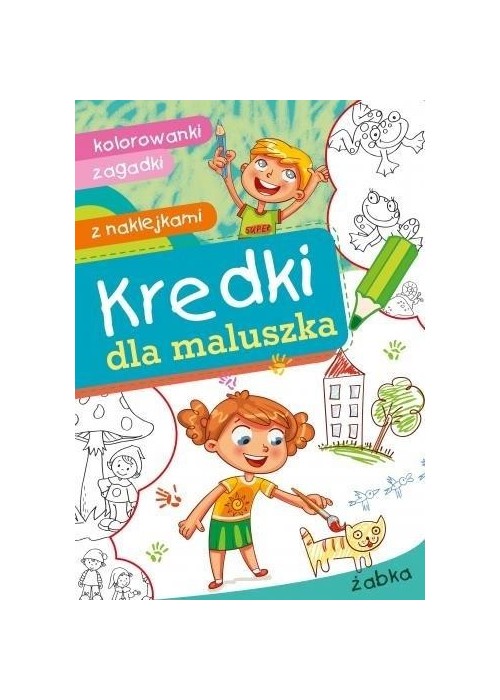 Kredki dla maluszka. Żabka