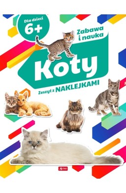 Koty. Zeszyt z naklejkami