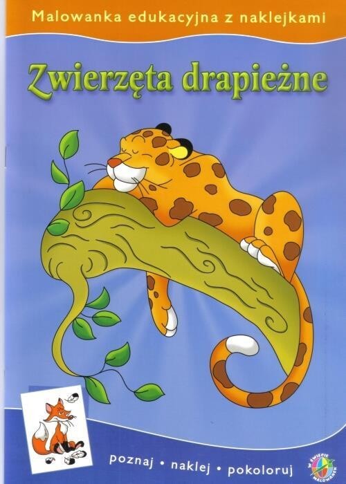 Malowanki edukacyjne - Zwierzęta drapieżne Malowanki edukacyjne - Zwierzęta drapieżne