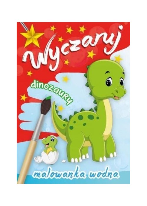 Malowanka wodna.Wyczaruj dinozaury