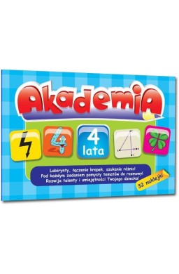 Akademia - 4 lata + 32 naklejki Greg