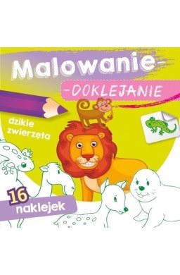 Malowanie-doklejanie. Dzikie zwierzęta