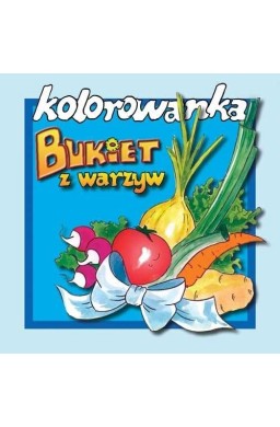 Bukiet z warzyw - kolorowanka