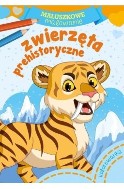 Maluszkowe malowanie. Zwierzęta prehistoryczne