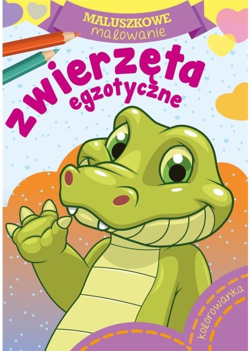 Maluszkowe malowanie. Zwierzęta egzotyczne