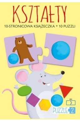 Kształty. Książeczka + 10 puzzli