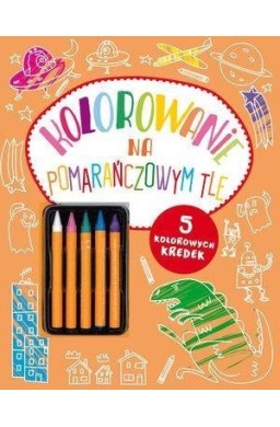 Kolorowanie na pomarańczowym tle