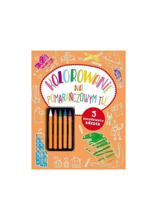 Kolorowanie na pomarańczowym tle