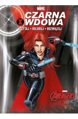 Czytaj, koloruj, rozwiązuj. Czarna Wdowa. Marvel