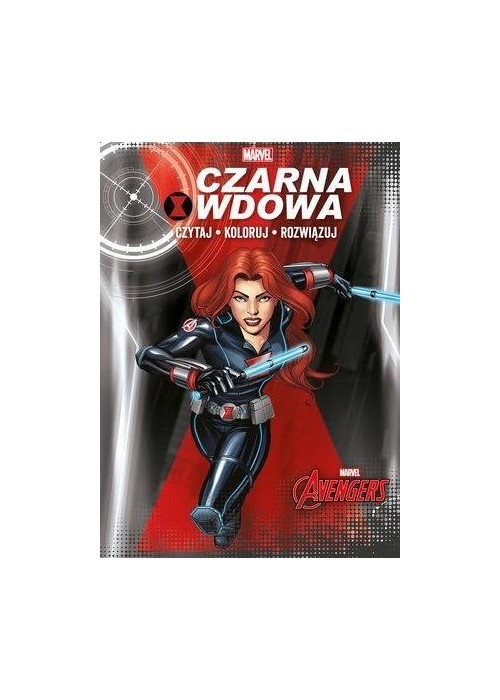 Czytaj, koloruj, rozwiązuj. Czarna Wdowa. Marvel