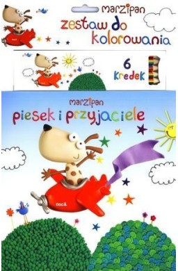 Marzipan. Piesek i przyjaciele + kredki