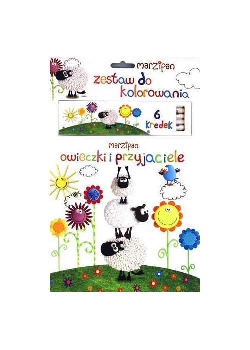 Marzipan. Owieczki i przyjaciele + kredki