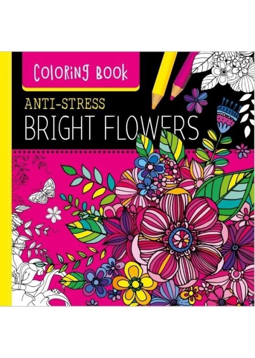 Kolorowanka antystresowa 250x250 Bright Flowers TW