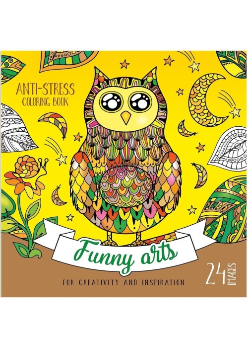 Kolorowanka antystresowa 200x200 12 Funny arts Kolorowanka antystresowa 200x200 12 Funny arts