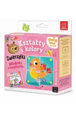 Mały miś to lubi! Kształty i kolory. Zwierzątka