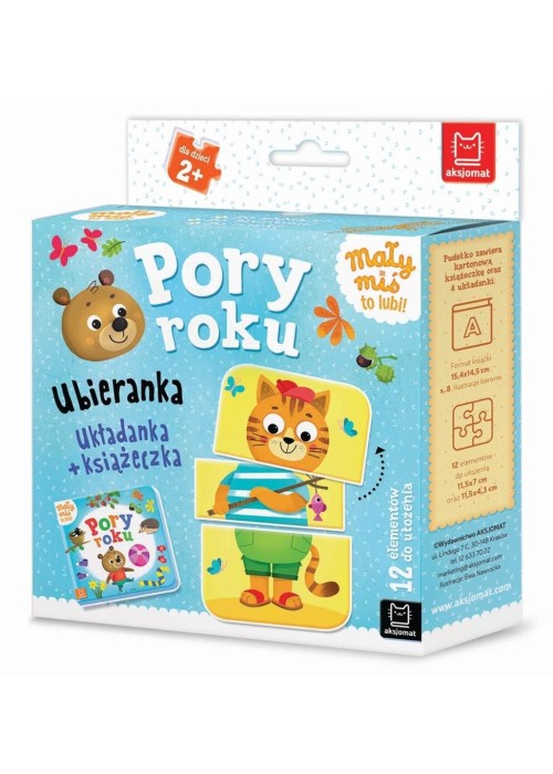 Mały miś to lubi! Pory roku. Ubieranka