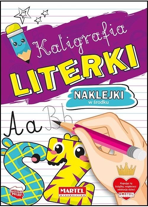 Kaligrafia. Literki z naklejkami Kaligrafia. Literki z naklejkami