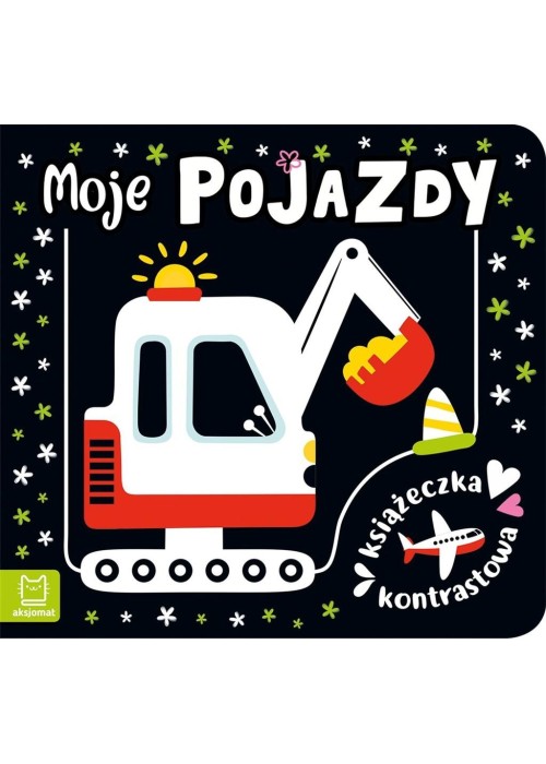 Książeczka kontrastowa. Moje pojazdy