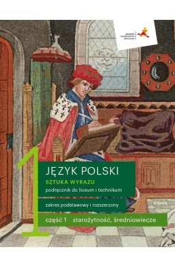 J. Polski LO 1 Sztuka wyrazu cz.1 podr. ZPR w.2019