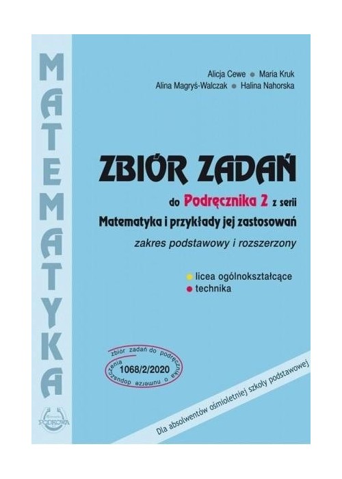 Matematyka i przykłady zast. 2 LO zbiór zadań ZPiR