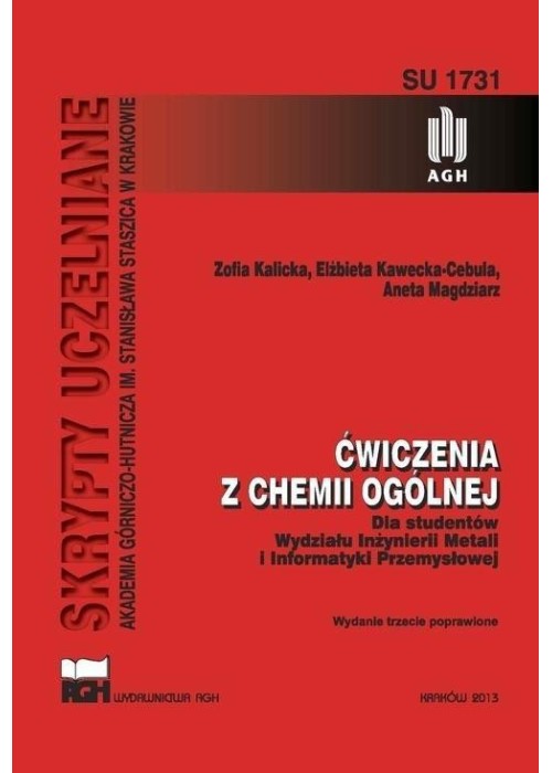 Ćwiczenia z chemii ogólnej dla studentów...
