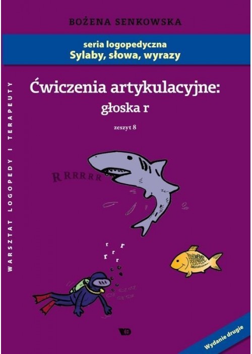 Ćwiczenia artykulacyjne zeszyt 8 głoska R A4