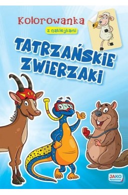 Kolorowanka z naklejkami. Tatrzańskie zwierzaki