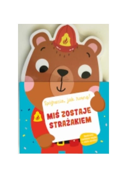 Książka z miarką wzrostu. Miś