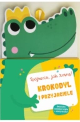 Książka z miarką wzrostu. Krokodyl