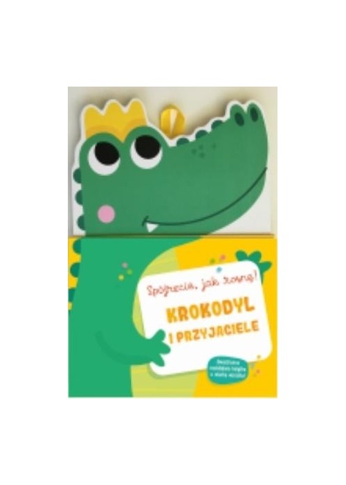 Książka z miarką wzrostu. Krokodyl