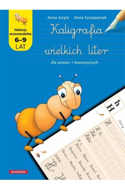 Kaligrafia wielkich liter dla prawo i leworęcznych