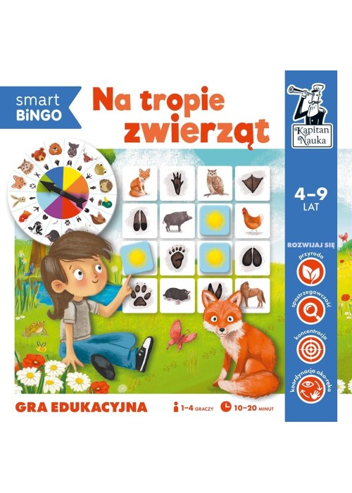 Kapitan Nauka. Na tropie zwierząt. Smart bingo