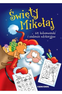 Święty Mikołaj-64 kolorowanki i zadania edukacyjne