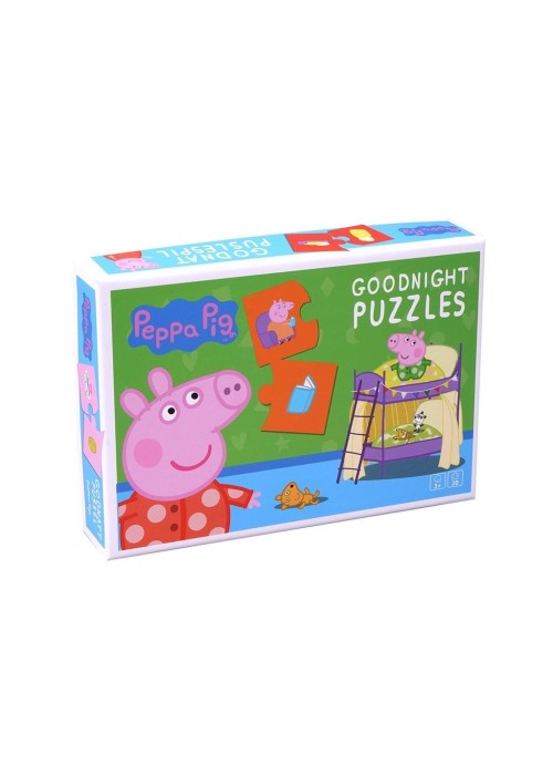 Puzzle na Dobranoc Świnka Peppa 20 el.