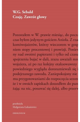 Sebald T.4 Czuję. Zawrót głowy