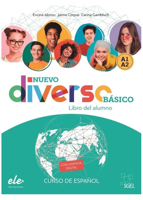 Diverso basico Nuevo A1+A2 podręcznik + online