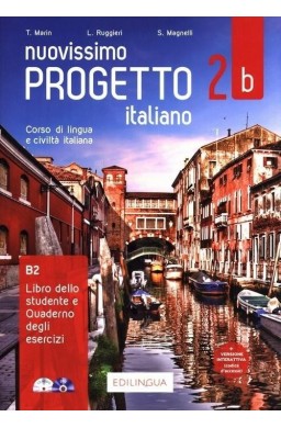 Progetto italiano Nuovissimo 2B podr. + ćw. + CD