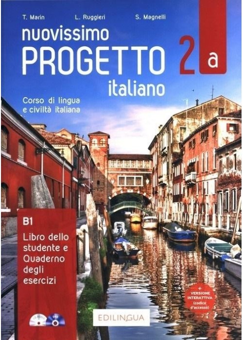 Progetto italiano Nuovissimo 2A podr.+ ćw.+CD/DVD