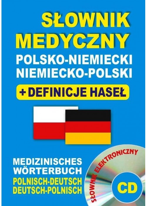 Słownik medyczny polsko-niemiecki niemiecko-pl +CD