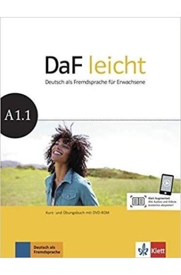 DaF leicht A1.1 pod. z ćwiczeniami+DVD LEKTORKLETT