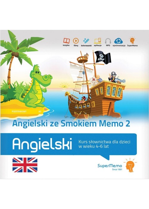 Angielski ze Smokiem Memo 2 (4-6 lat)