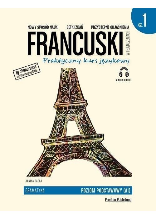 Francuski w tłumaczeniach. Gramatyka cz.1 w.2