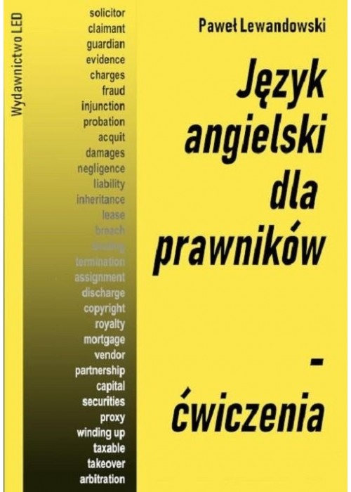 Język angielski dla prawników. Ćwiczenia