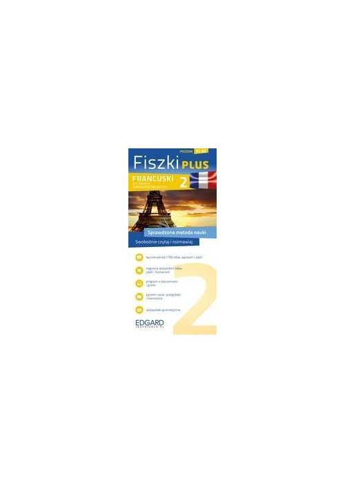 Francuski Fiszki Plus dla śred. zaaw. 2