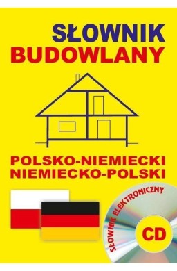 Słownik budowlany pol-niemiecki niemiecko-pol + CD